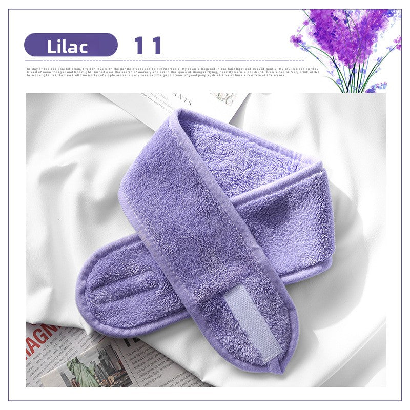 Adjustable Velcro Headband for Sports Yoga and Skincare