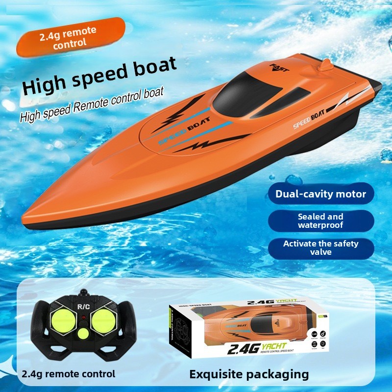 Electric Remote Control Speedboat Toy for Kids