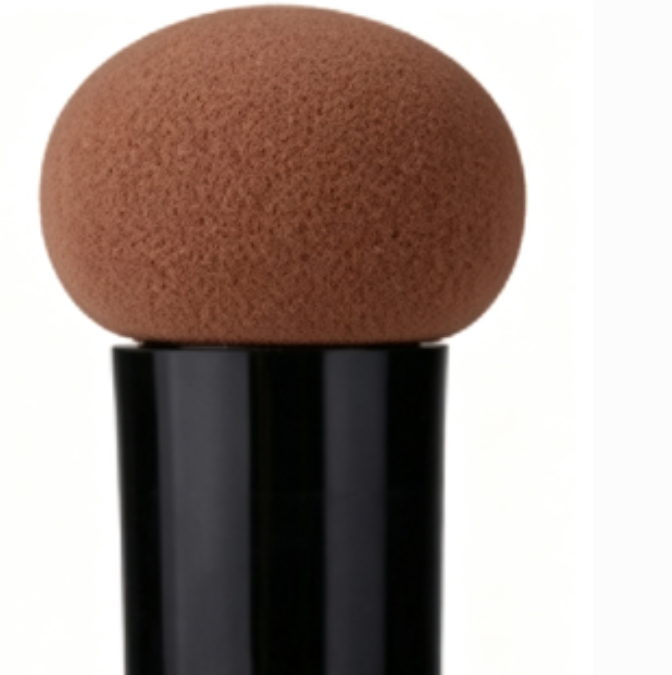 Mushroom Head Makeup Sponge Puff with Handle