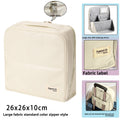 Vertical Makeup Bag with Mirror and Compartments