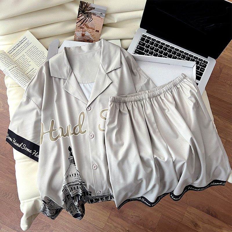 Ice Silk Pajamas for Men