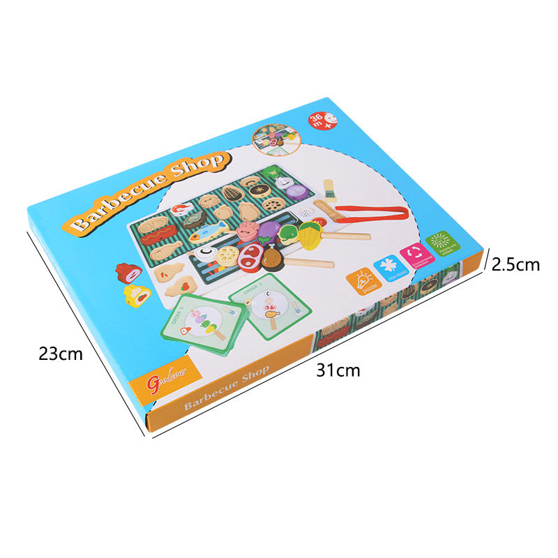 Wooden Kitchen Pretend Play Puzzle Toy for Kids