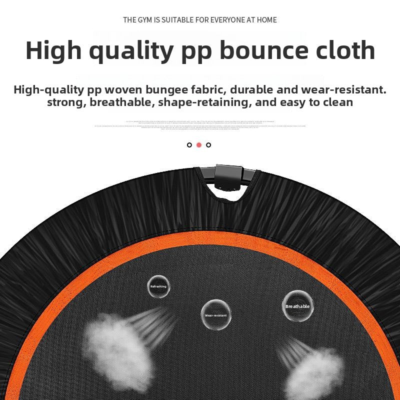 Foldable Indoor Trampoline for Kids with Safety Armrests