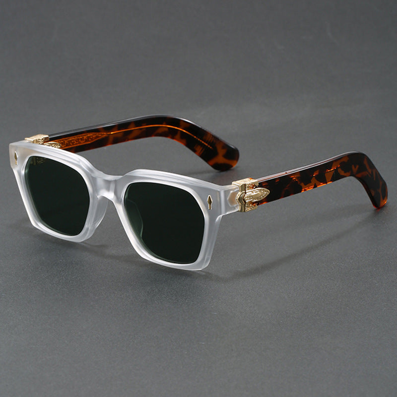 Wide-Leg Arrow-Decorated Sunglasses for Men and Women