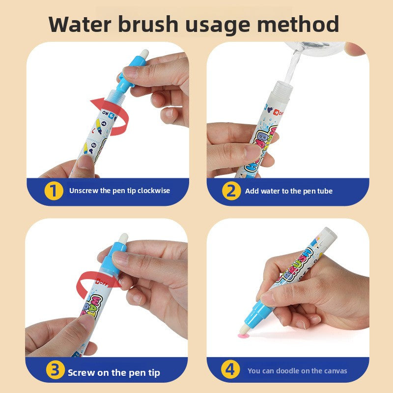 Magic Water Painting Canvas for Kids