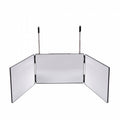 Adjustable Three-Way LED Makeup Mirror with Hanging Hook