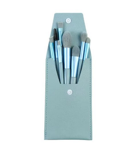 8-Piece Portable Makeup Brush Set