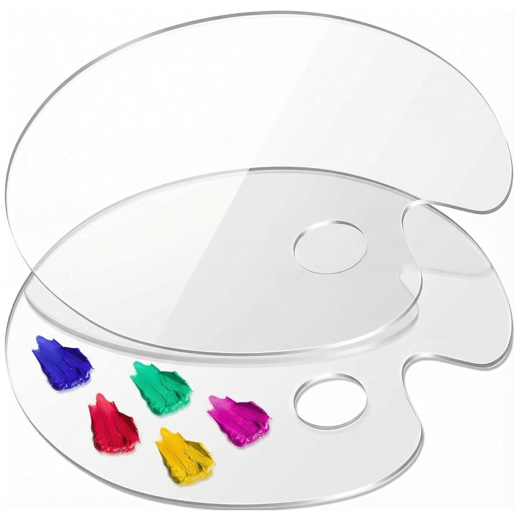Transparent Acrylic Palette for Makeup and Art