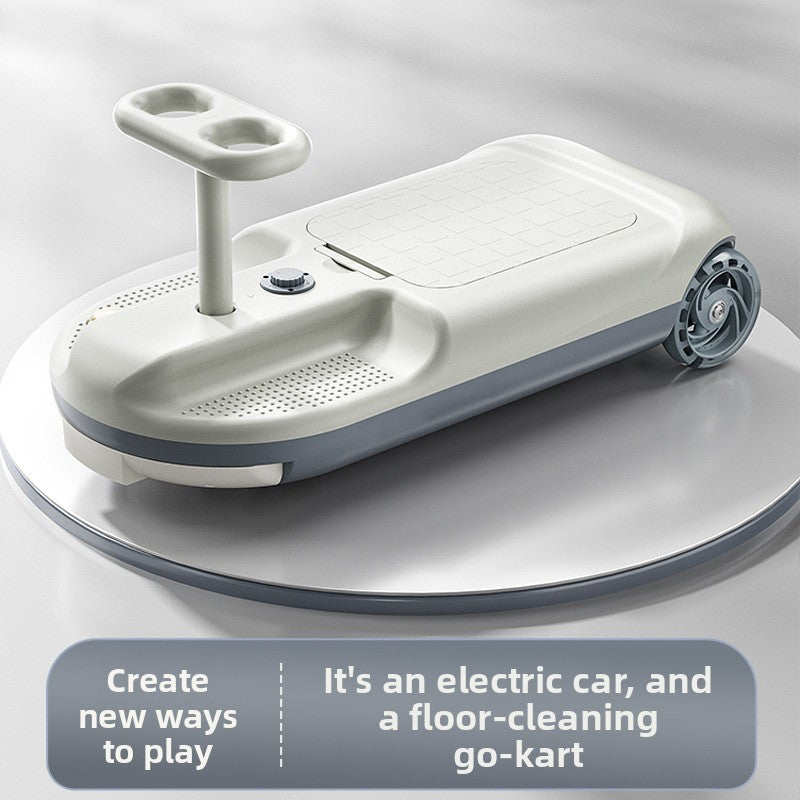 New Electric Kids? Kart with Adult-Sitting Capability and Anti-Rollover Design, Rocking Toy for Babies