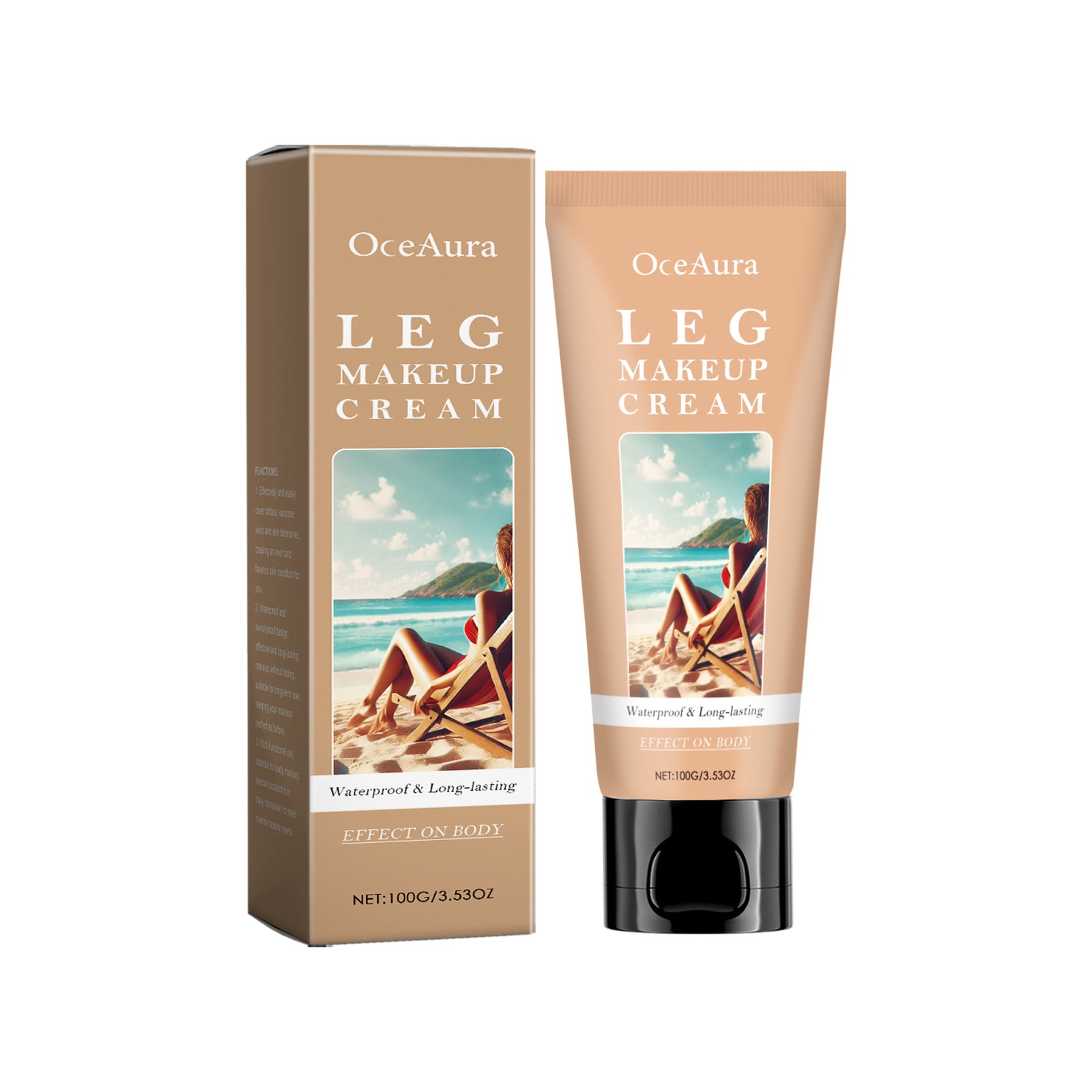 Oceaura Body Tanning Foundation Cream