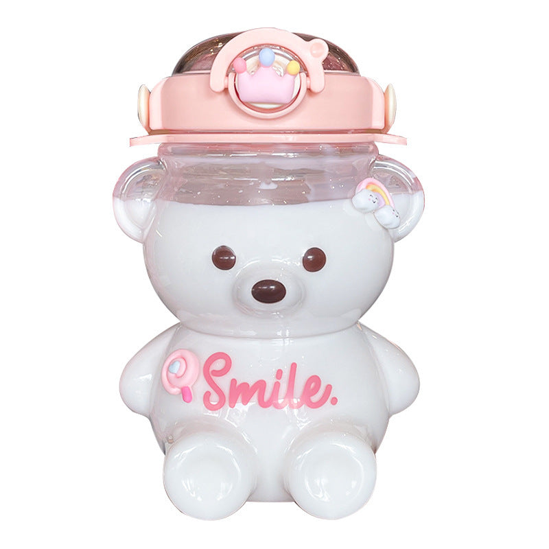 Water cup for girls with straw