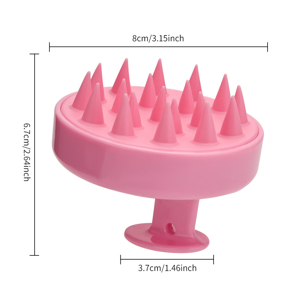 Silicone Scalp Massage Shampoo Brush and Hair Care Set