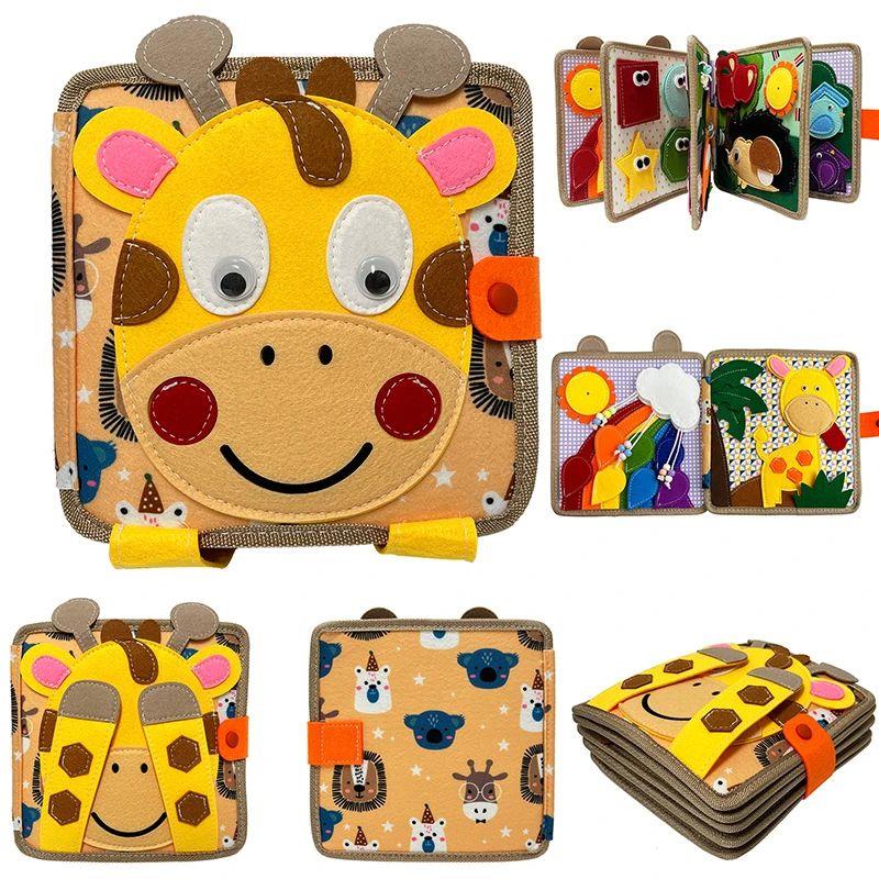 Quiet Book Montessori Baby Toys Felt Busy Book Kids