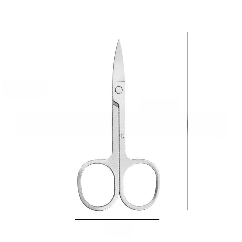 Stainless Steel Beauty Scissors for Eyebrow and Nose Hair Trimming, Makeup Tool