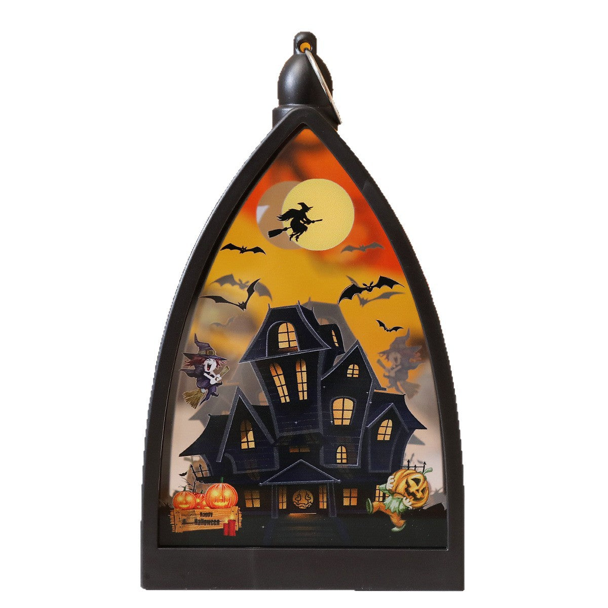 Halloween Pumpkin Lanterns LED Handheld Lights for Kids Party Decorations