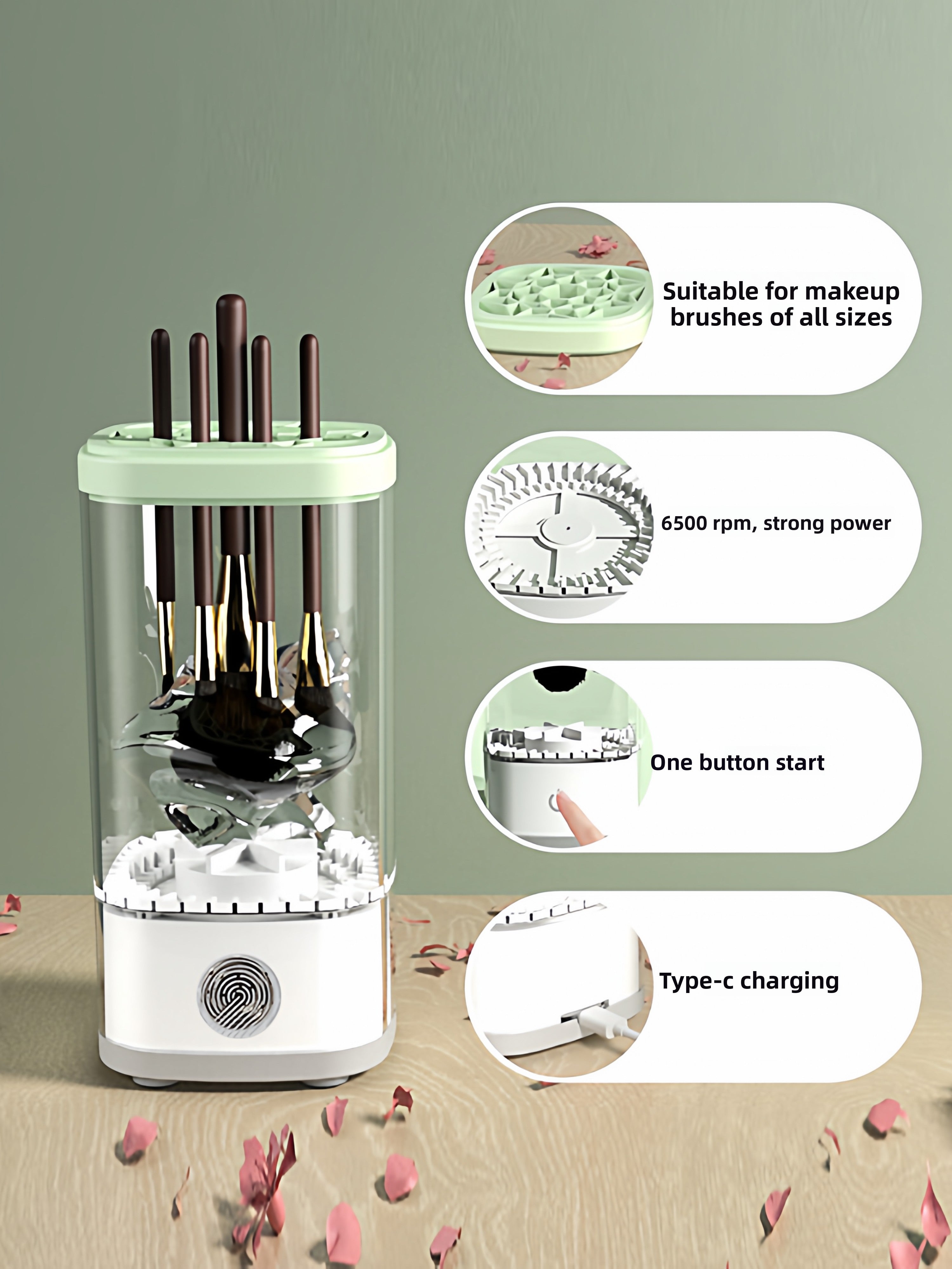 Automatic Makeup Brush Cleaning Machine