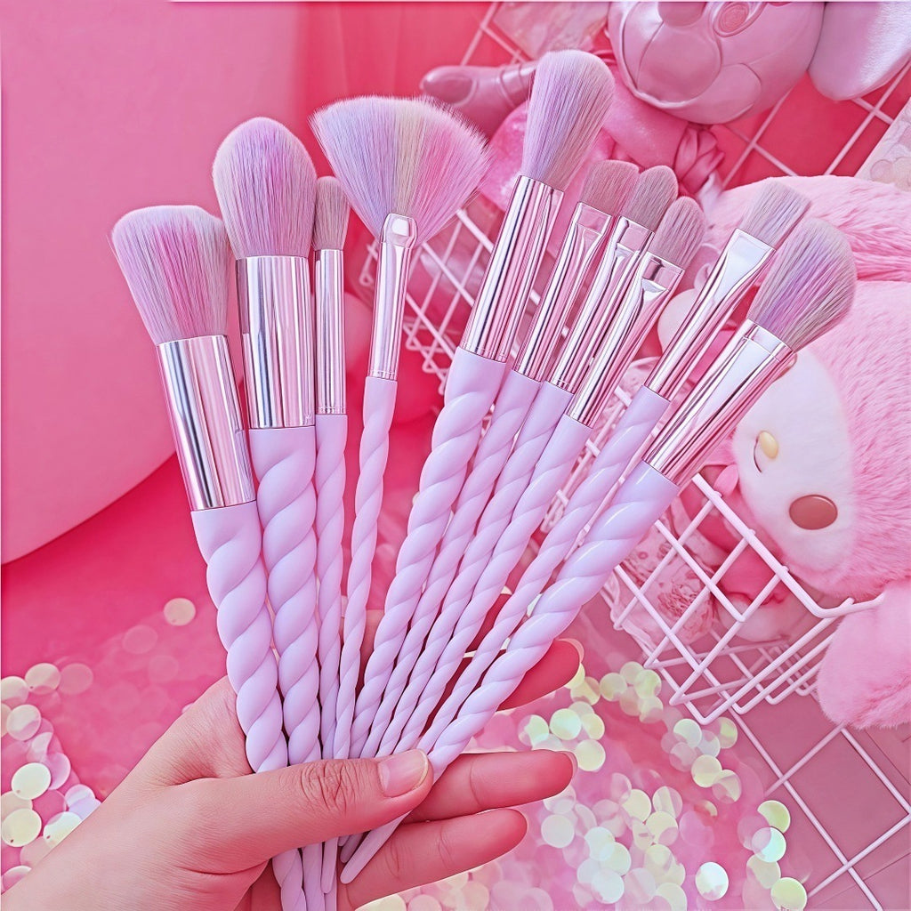 Colorful Unicorn Makeup Brush Set