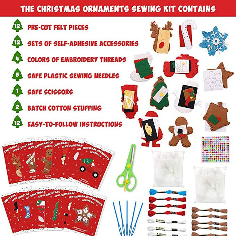 DIY Educational Sewing Felt Set for Kids