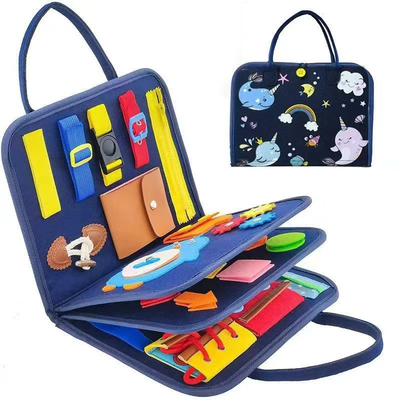 Educational Felt Busy Board for Kids