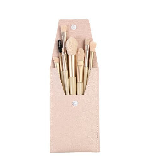 8-Piece Portable Makeup Brush Set