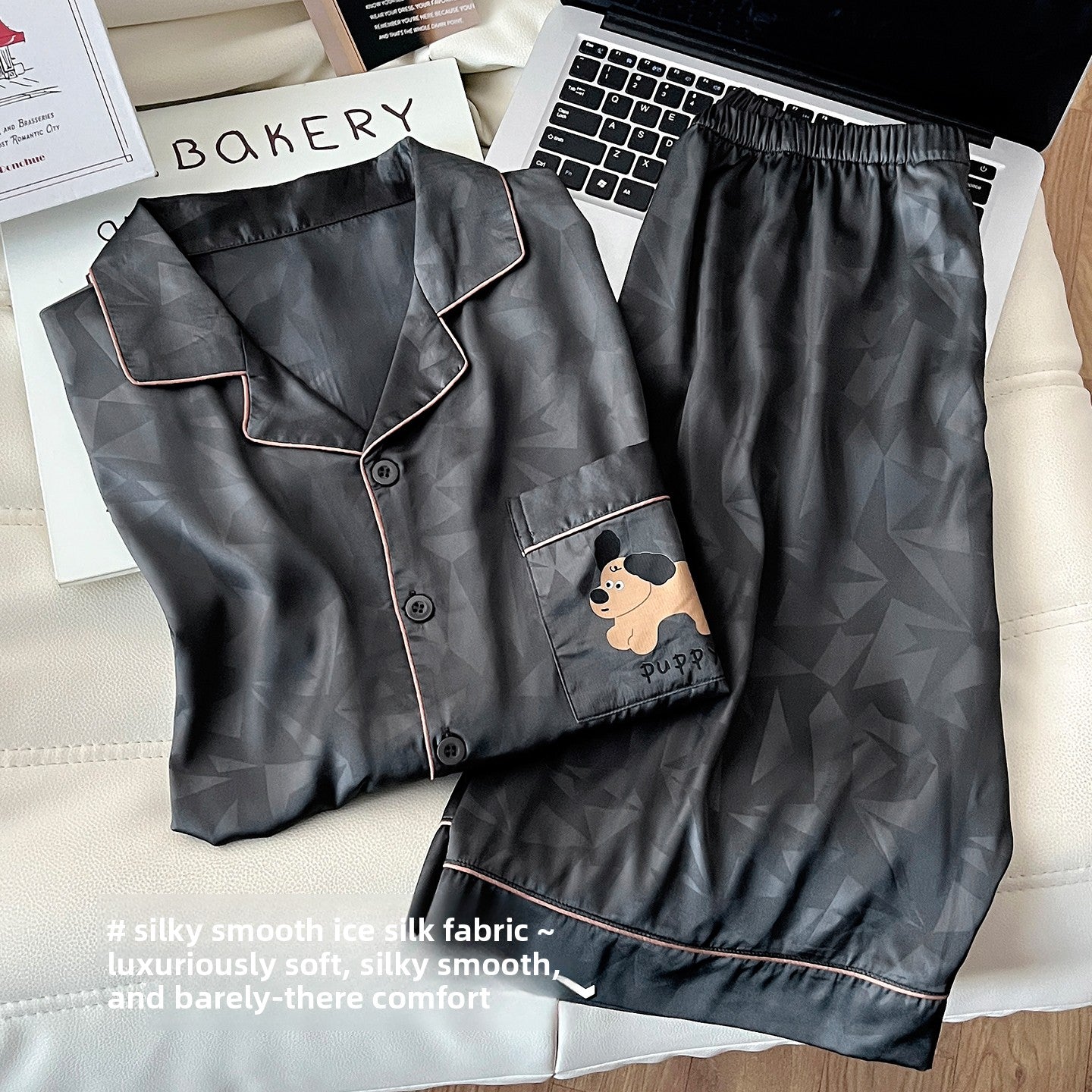 Ice Silk Pajamas for Men