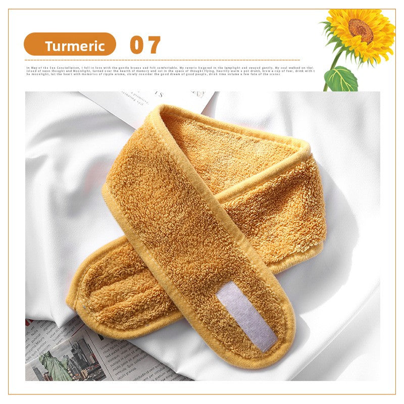 Adjustable Velcro Headband for Sports Yoga and Skincare