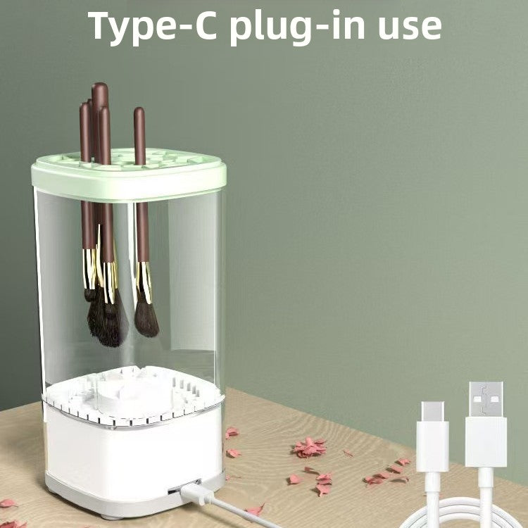 Electric Makeup Brush Cleaning Machine with Storage Case