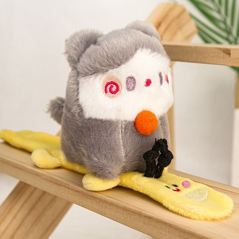 Animal Plush Snap Bracelet Toy