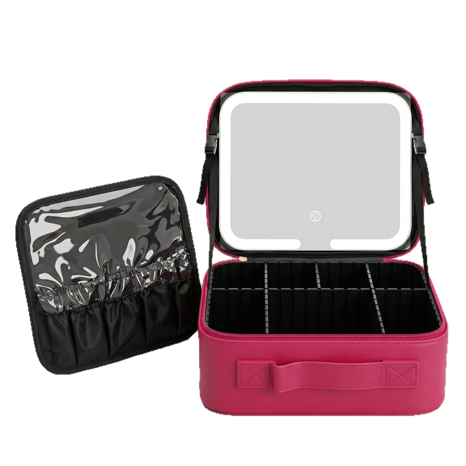 LED Lighted Makeup Bag with Mirror
