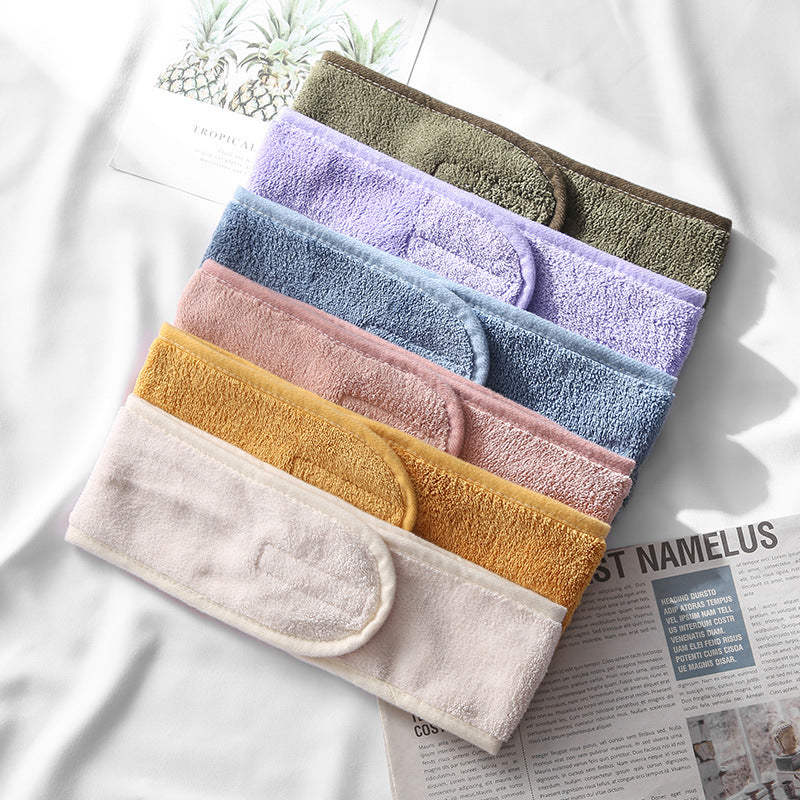Adjustable Velcro Headband for Sports Yoga and Skincare