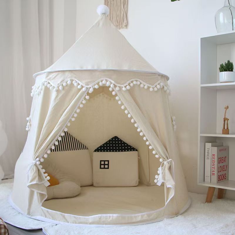 Childrens Fabric Play Tent Indoor Playhouse for Boys Girls