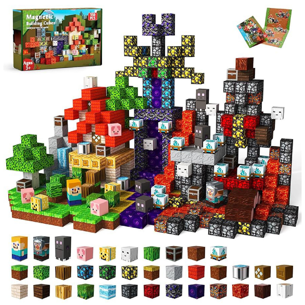 Magnetic Building Blocks Themed Sets for Kids