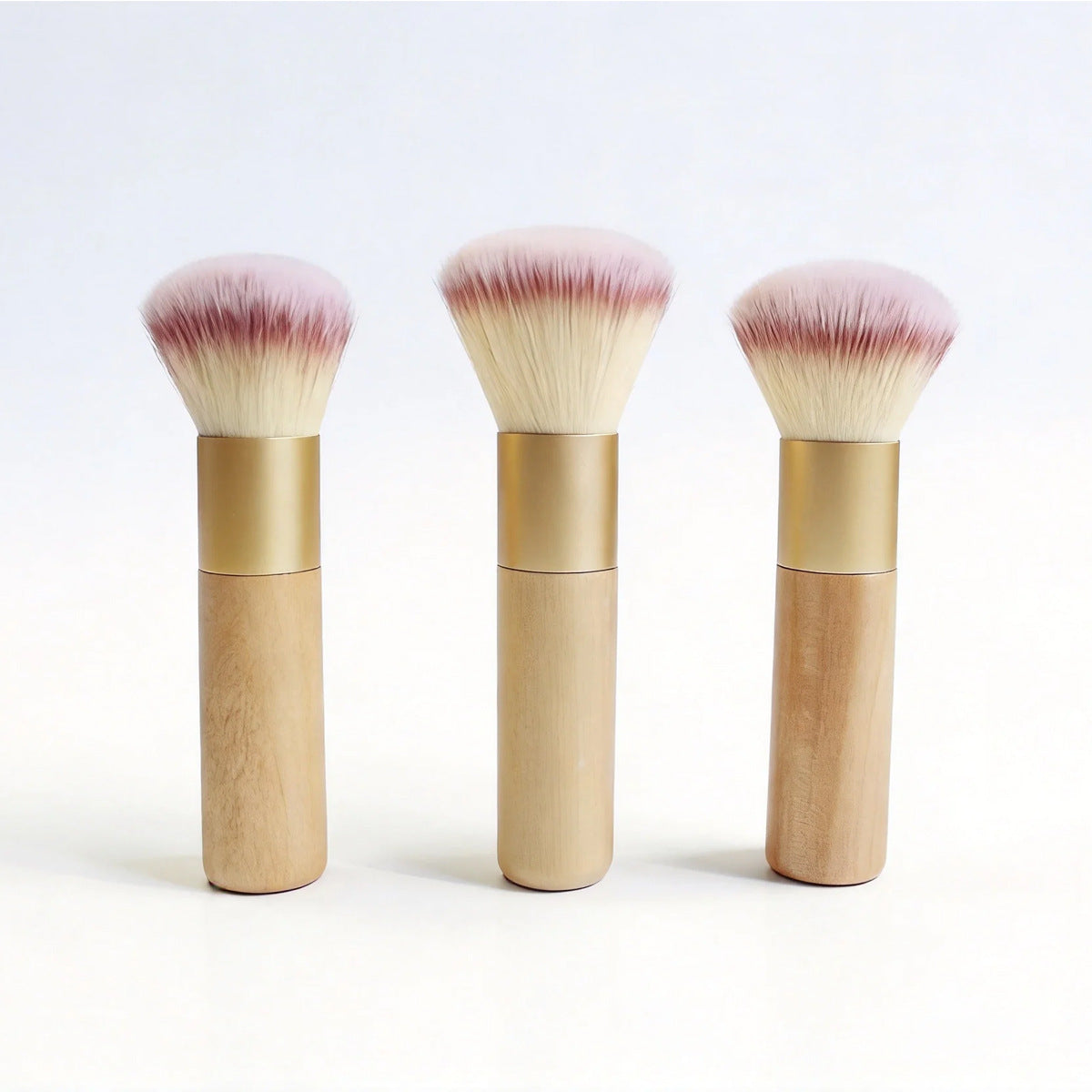Wood Handle Makeup Powder brush
