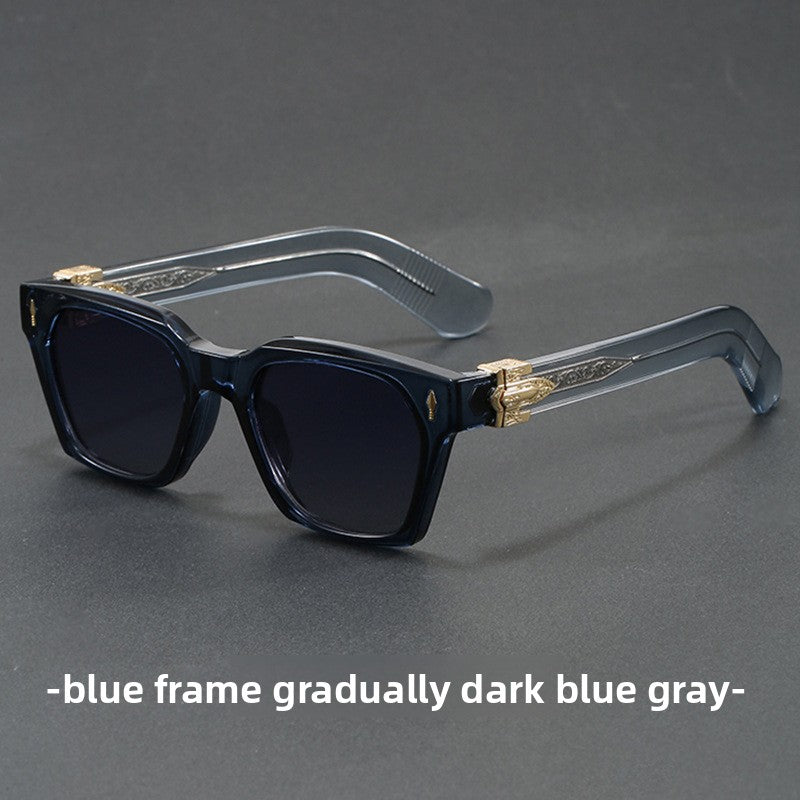 Wide-Leg Arrow-Decorated Sunglasses for Men and Women
