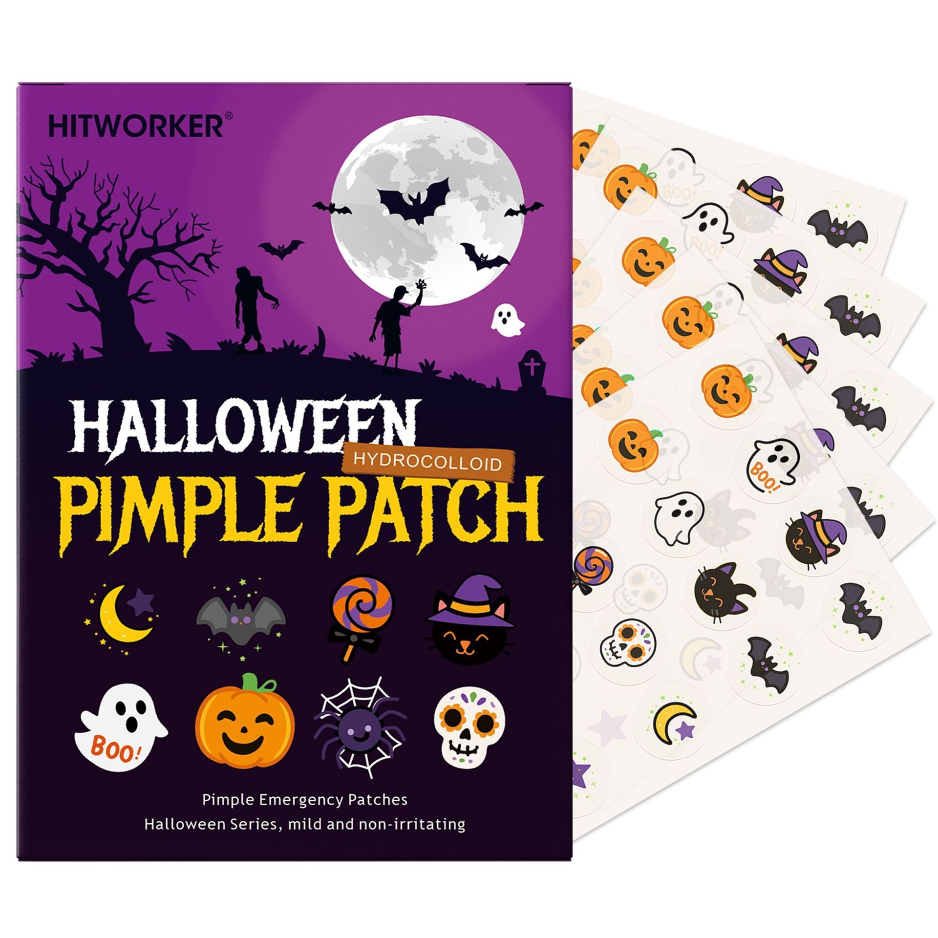Halloween Pimple Stickers for Makeup Decoration