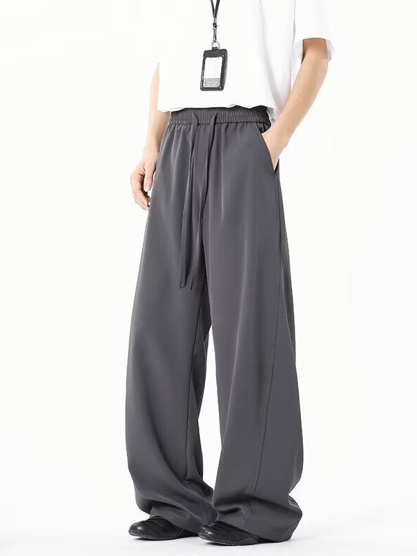 Retro Wide-Leg Sweatpants for Men