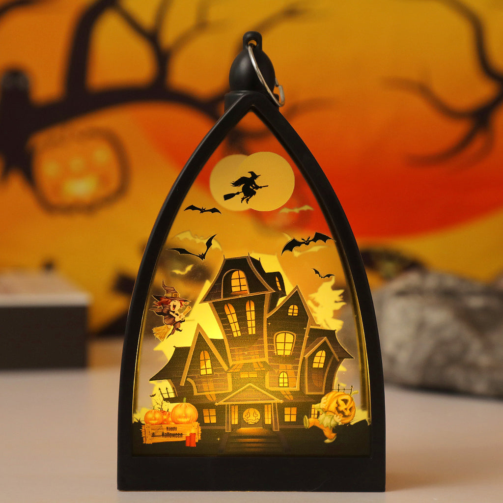 Halloween Pumpkin Lanterns LED Handheld Lights for Kids Party Decorations