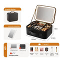 LED Illuminated Makeup Box with Mirror