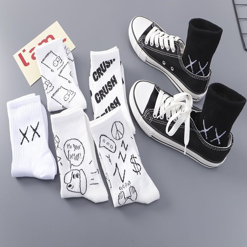 Mid Calf Cotton Socks for Men and Women