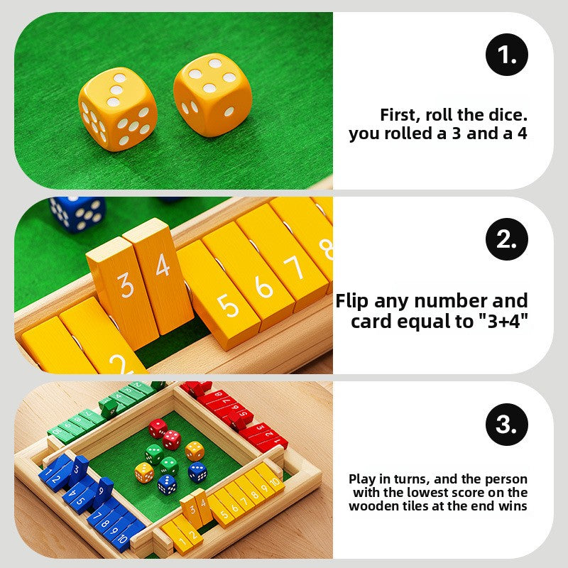 Educational Flip Card Board Game for Kids