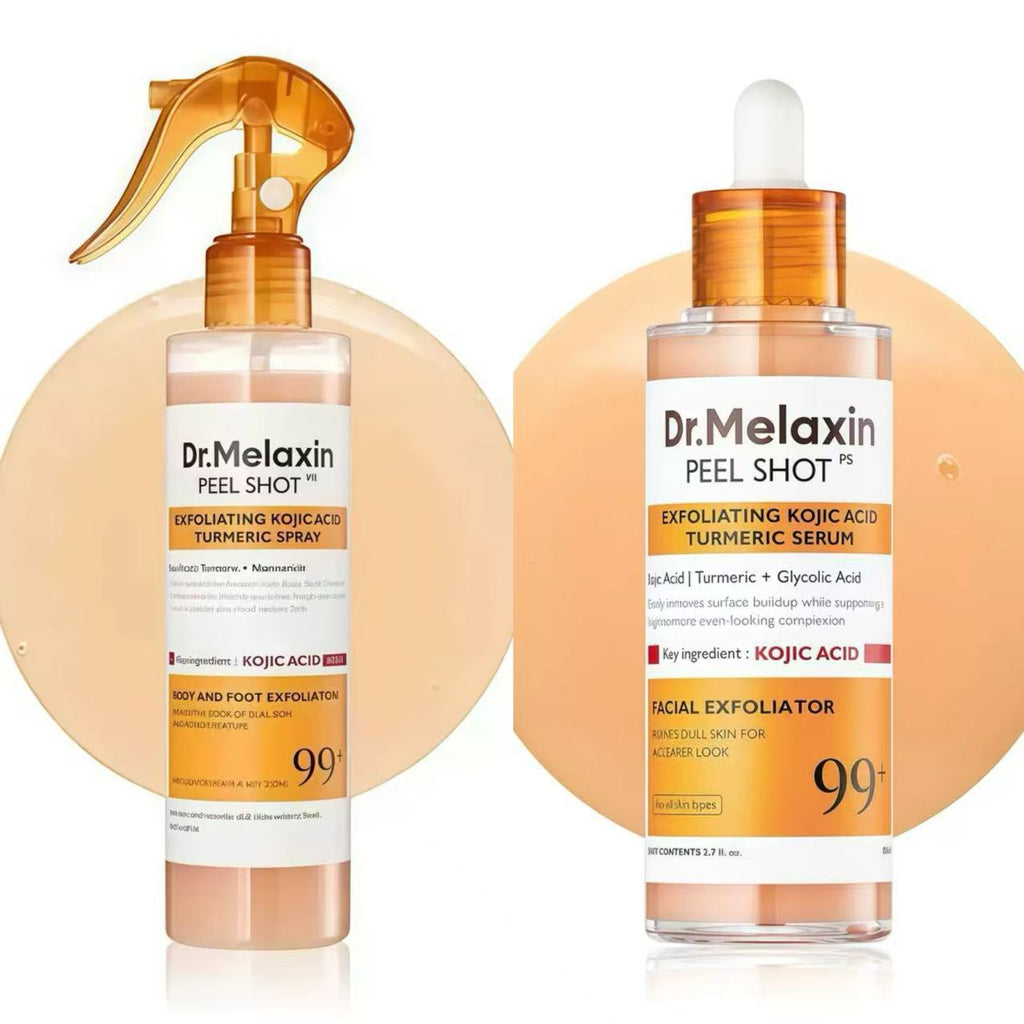 Turmeric Skincare Set with Exfoliating Essence and Creams