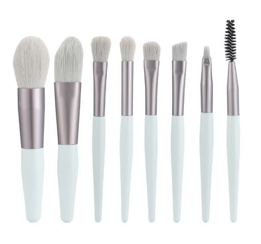 8-Piece Portable Makeup Brush Set
