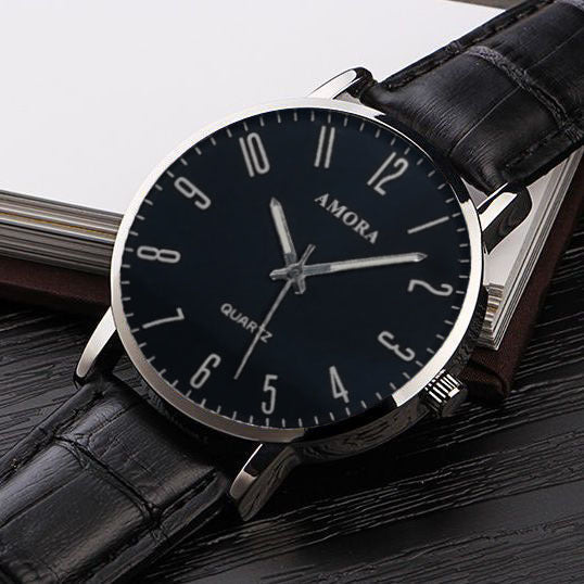 Men Quartz Watch Business Analog Pointer Watch