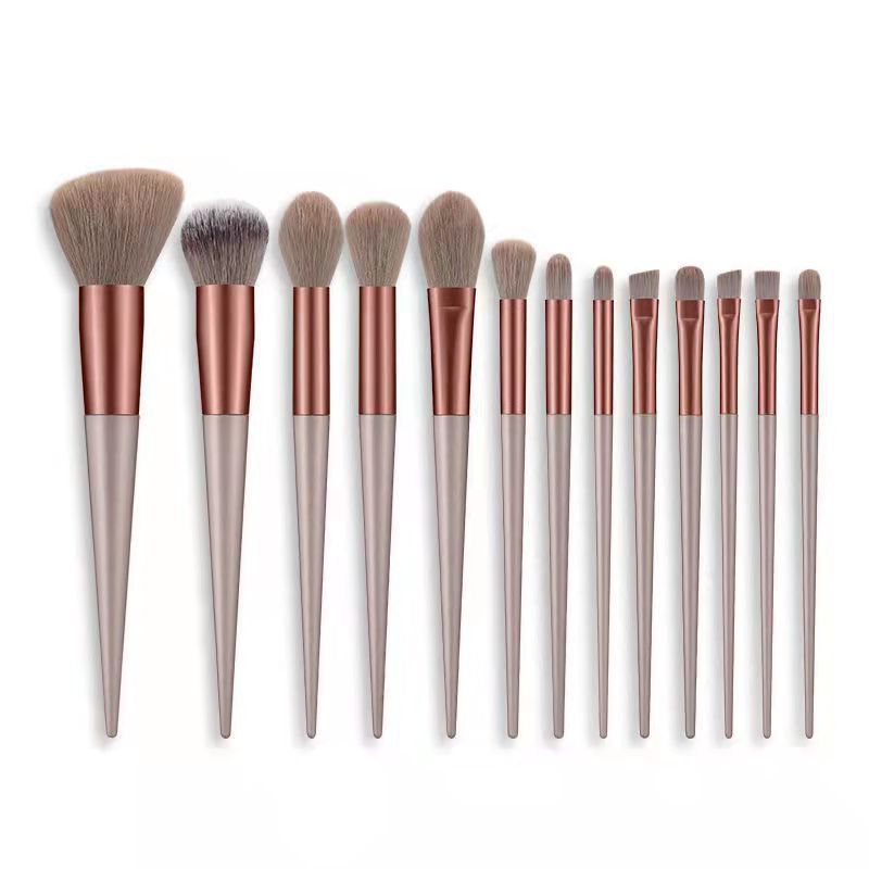 13-Piece Makeup Brush Set with Velvet Bag