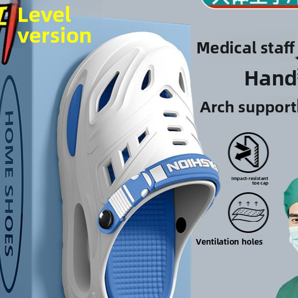 Breathable Perforated Slip-On Sandals for Men