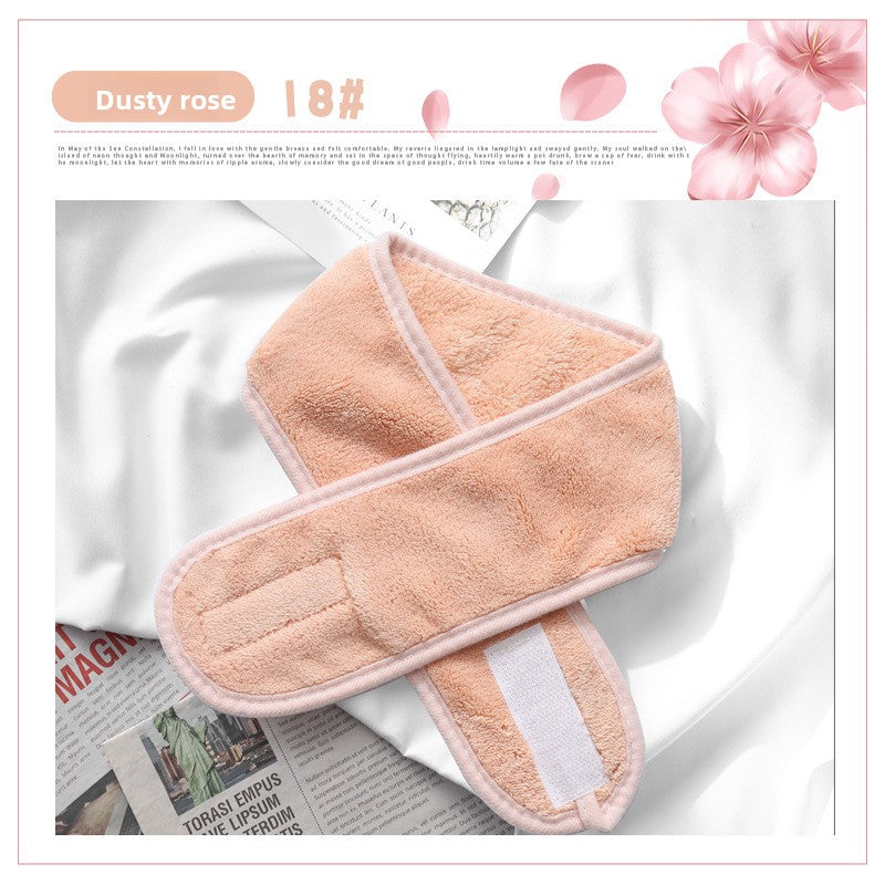 Adjustable Velcro Headband for Sports Yoga and Skincare