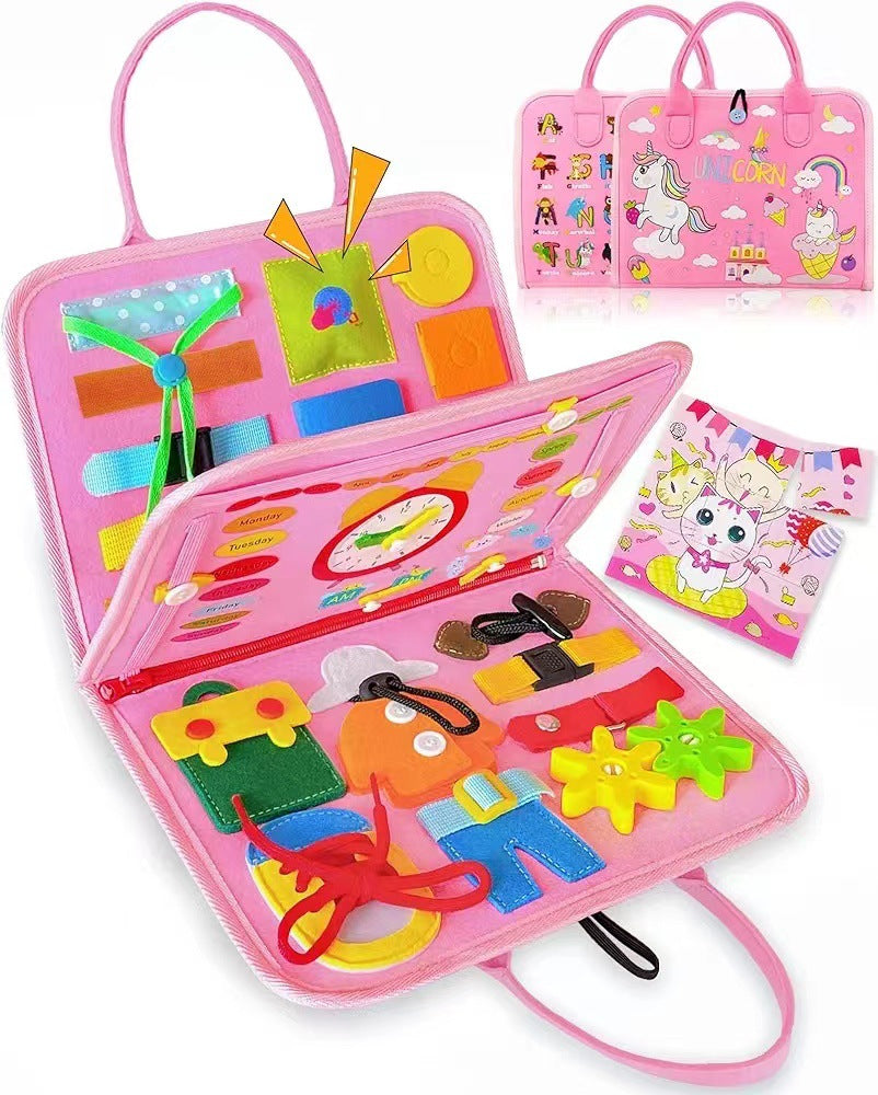 Infant Felt Early Education Learning Board