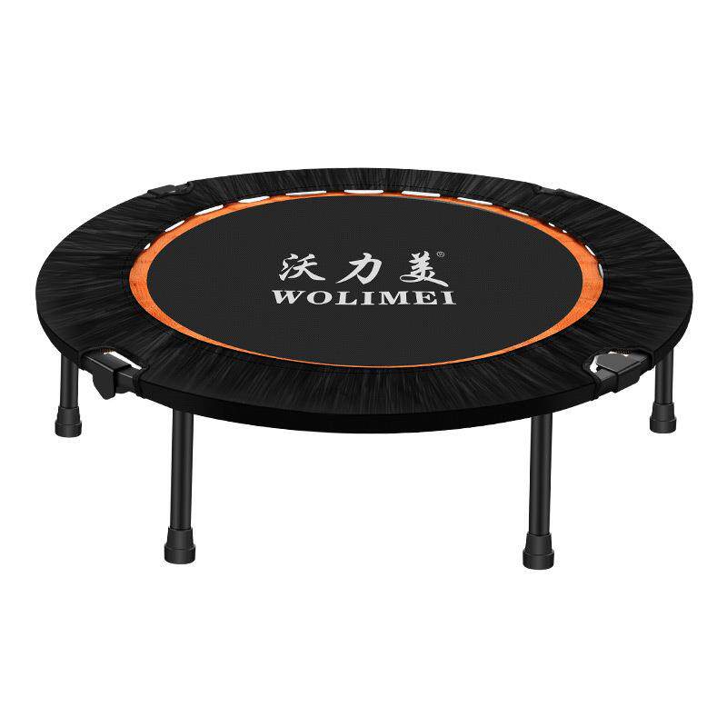 Foldable Indoor Trampoline for Kids with Safety Armrests