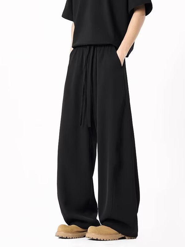 Retro Wide-Leg Sweatpants for Men