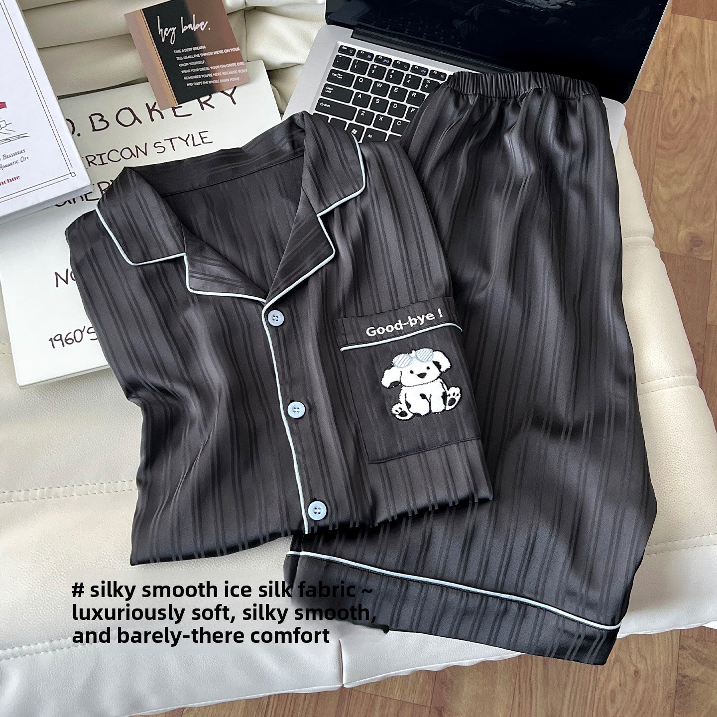 Ice Silk Pajamas for Men